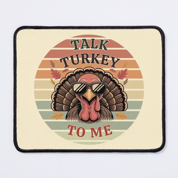 Item preview, Talk Turkey To Me - Funny Thanksgiving Design designed and sold by TherezaDesign.