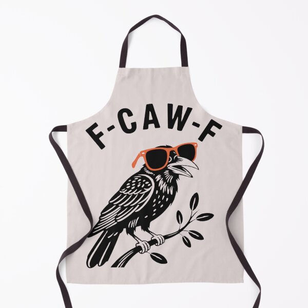 Item preview, F-CAW-F Sarcastic Raven In Orange 80s Seafarer Glasses designed and sold by MakersFolly.