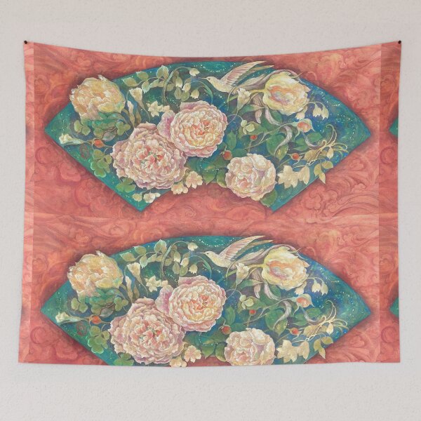 Item preview, Inishie Bouquet: Antique Rose Fan designed and sold by nakaitomoko.
