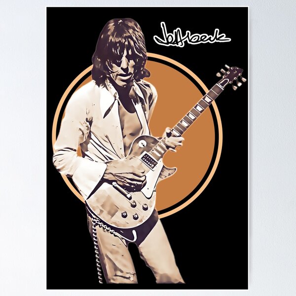 Item preview, jeff beck guitarist legend - vintage style 2 designed and sold by MAX MILLER.