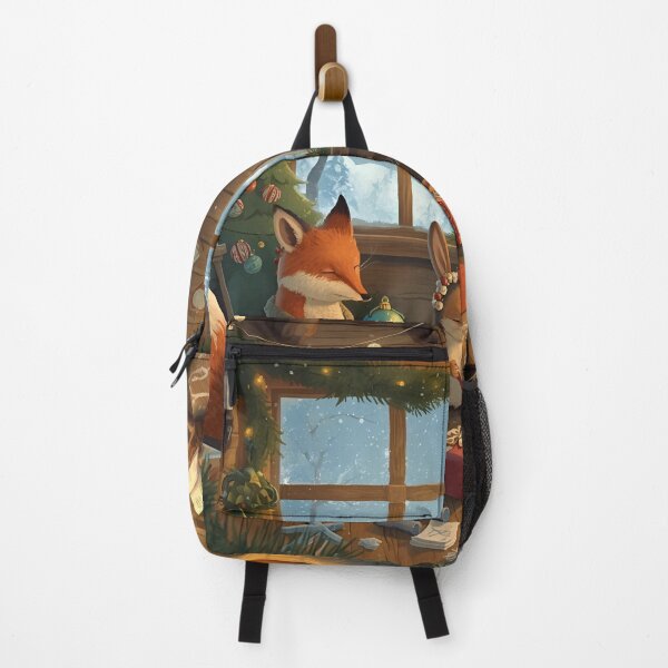 Item preview, Woodland Animals Crafting Handmade Christmas Gifts in a Cozy Cabin designed and sold by WildlifeWhimsy.