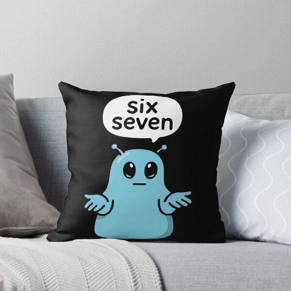 Item preview, Cute Alien Six Seven Funny SciFi Meme 67 designed and sold by YourArt7.