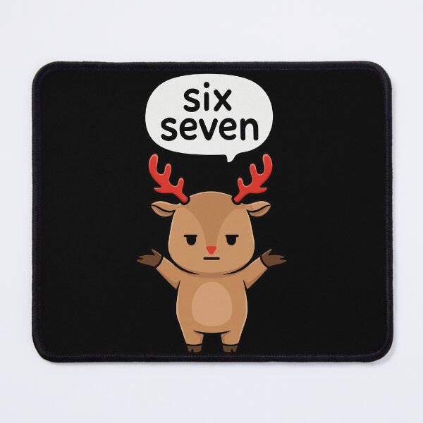Item preview, Unimpressed Reindeer Six Seven Funny Christmas Shrug 67 designed and sold by YourArt7.