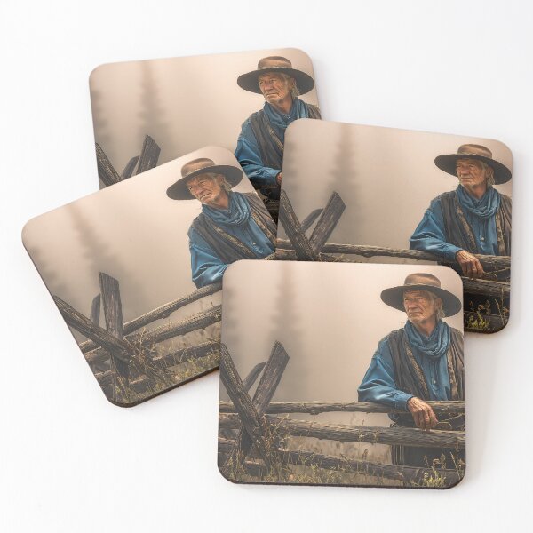 Item preview, The Cowboy Resting at the Fence designed and sold by Boddicca.