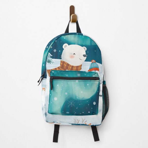 Item preview, Joyful Snowball Fight Under the Northern Lights – Arctic Animals in Winter Wonderland designed and sold by WildlifeWhimsy.