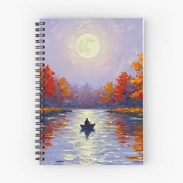 Item preview, Fall Fishing Autumn Landscape designed and sold by scicilysimonee.