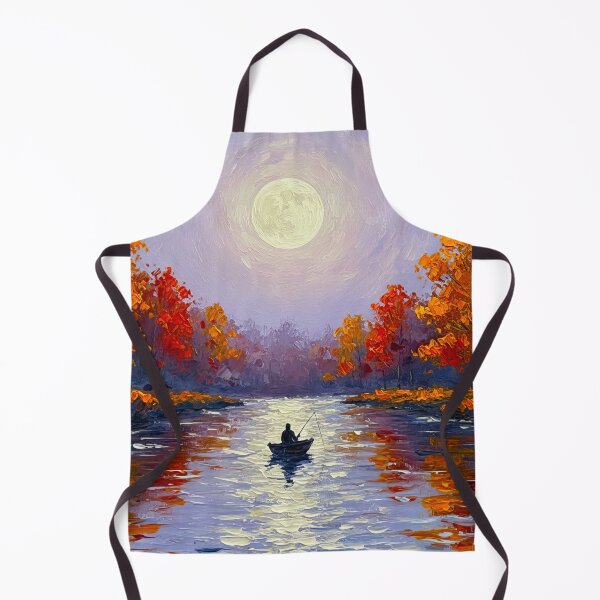 Item preview, Fall Fishing Autumn Landscape designed and sold by scicilysimonee.