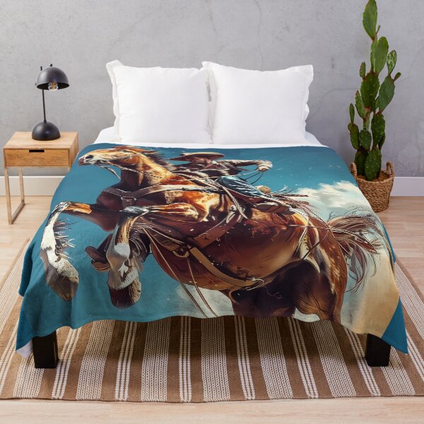 Item preview, Wild Western Rider – High-Speed Cowboy & Horse Action Art designed and sold by Artistic canvas store.
