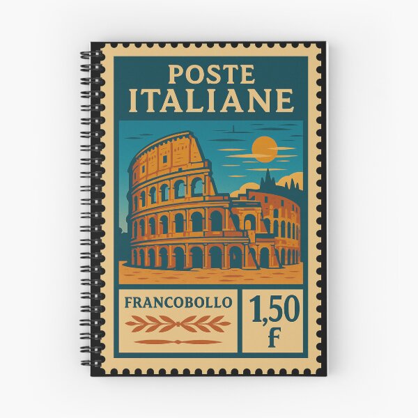 Item preview, Vintage Italian Postage Stamp – Colosseum of Rome designed and sold by Travellerz.