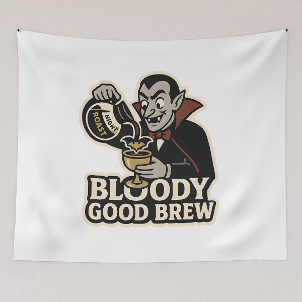 Item preview, Bloody Good Brew — Vampire Coffee Night Roast designed and sold by Cheerioza.