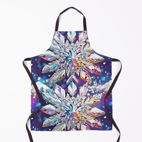 Item preview, Crystal-Inspired Artistic Snowflakes Vibrantly Colorful Designs designed and sold by DEC02.