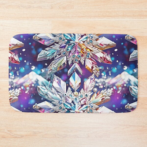 Item preview, Crystal-Inspired Artistic Snowflakes Vibrantly Colorful Designs  designed and sold by DEC02.