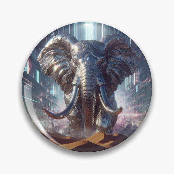 Item preview, Chrome Elephant Entity designed and sold by DreamArt Creations.