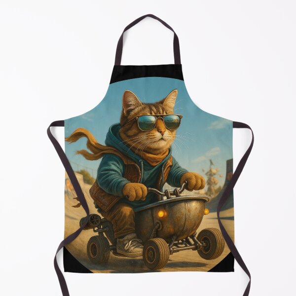 Item preview, Street Cat Cruiser – Cool Under the Sun designed and sold by Zouky.art.