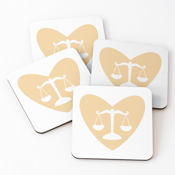 Item preview, Cream Heart Scales of Justice – Soft Legal Aesthetic Sticker for Law Students and Professionals designed and sold by MagicMe-JD.