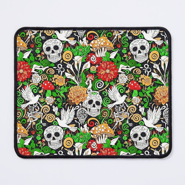 Item preview, Skulls, Doves, Lillies & Mushrooms - Rebirth designed and sold by E-Robes.