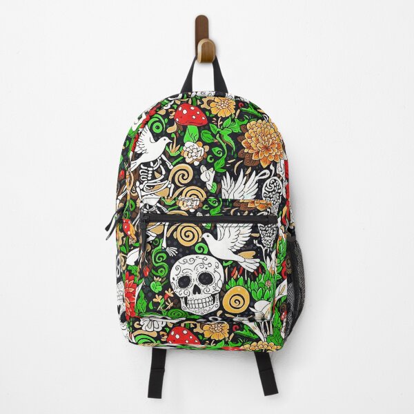 Item preview, Skulls, Doves, Lillies & Mushrooms - Rebirth designed and sold by E-Robes.
