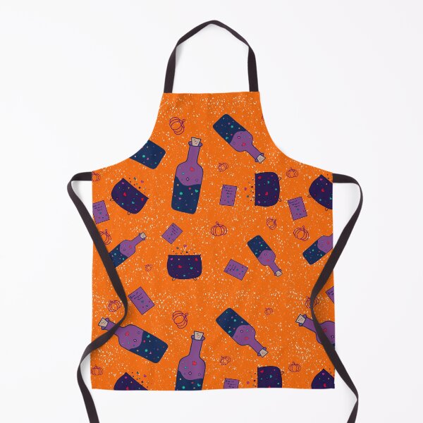 Item preview, Witchcore Potion Pattern – Orange Pumpkin designed and sold by inqurie.