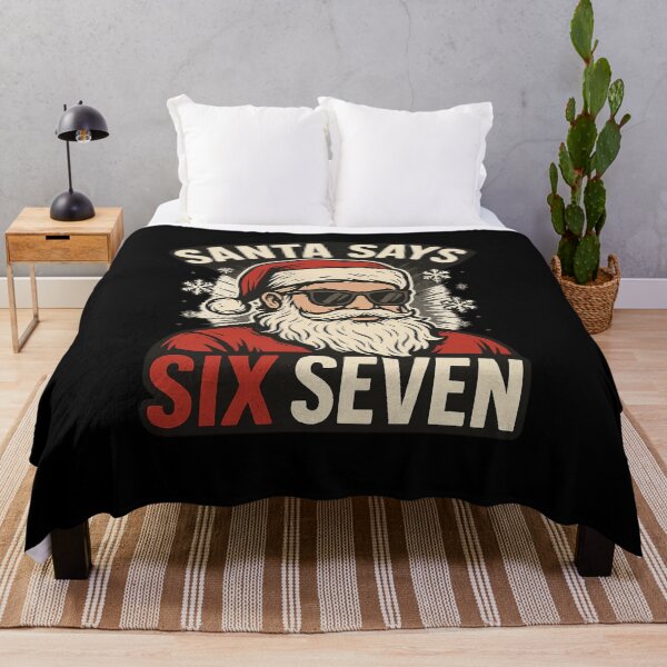 Item preview, Santa Says Six Seven ? | Funny Cool Santa Christmas Shirt | Vintage Holiday Humor Tee designed and sold by DailyDrivesct.