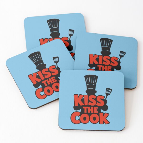 Item preview, Kiss The Cook. Funny Cooking Quote. Gift For Dad designed and sold by DesignHouse07.