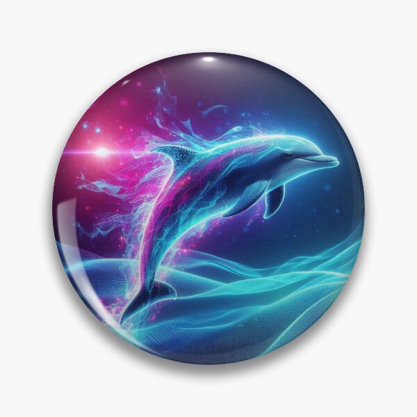 Item preview, Neon Dolphin Matrix designed and sold by DreamArt Creations.