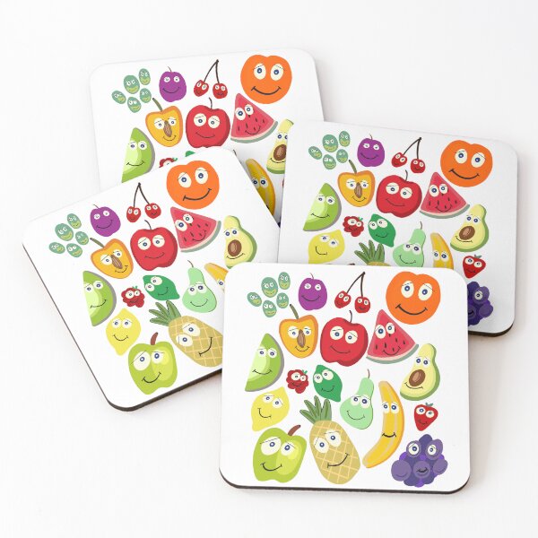 Item preview, Happy cartoon fruit friends designed and sold by DaveDanchuk.
