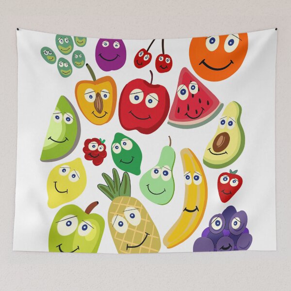 Item preview, Happy cartoon fruit friends designed and sold by DaveDanchuk.