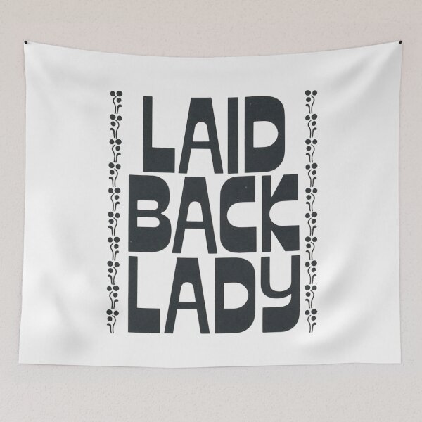 Item preview, Vintage Laid Back Lady designed and sold by QuayTradingCo.