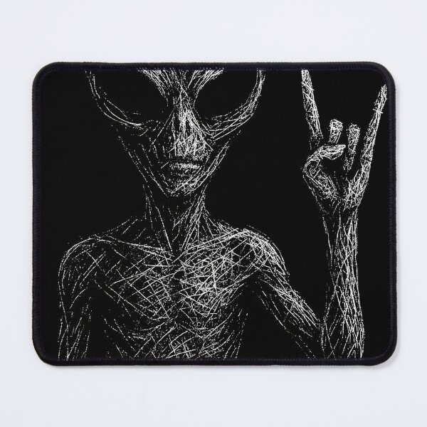 Item preview, Alien Rock On – Extraterrestrial Metalhead designed and sold by Mortisigil.