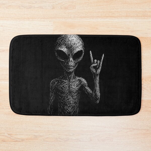 Item preview, Alien Rock On – Extraterrestrial Metalhead designed and sold by Mortisigil.