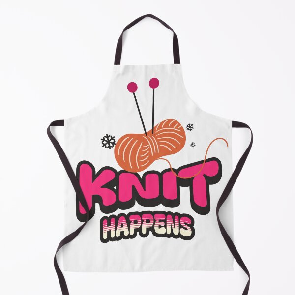 Item preview, Christmas Funny Humorous Phrase Knit Happens Design for The One Who Loves Yarn designed and sold by Fashion Quarters.