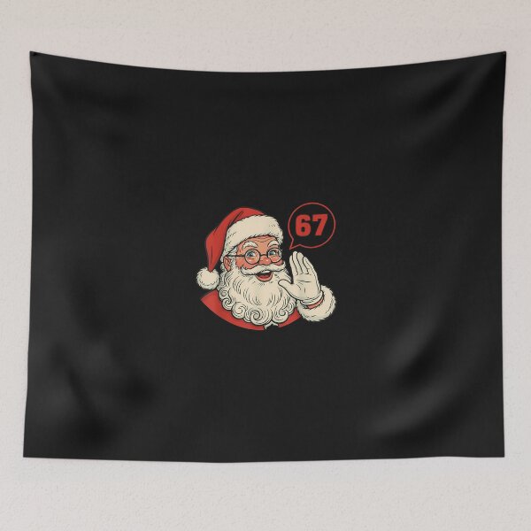 Item preview, 67 Christmas Six Seven Meme Brainrot Santa Claus Funny Xmas designed and sold by grumpzara.