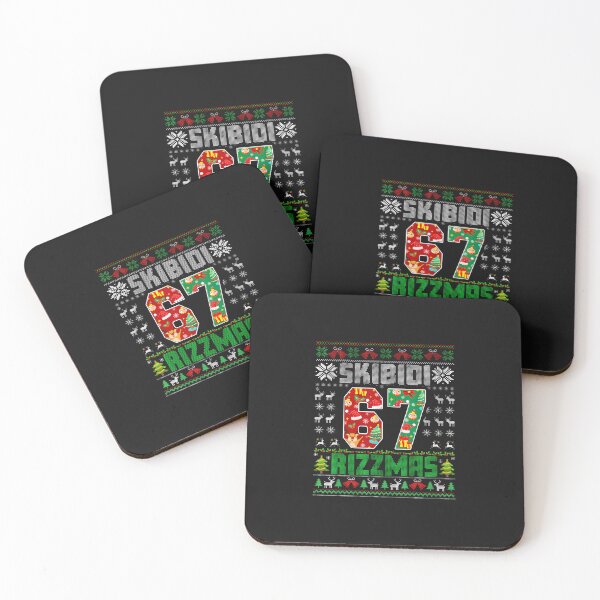 Item preview, Skibidi Six Seven Rizzmas Funny Christmas 2025 Meme 67 designed and sold by grumpzara.