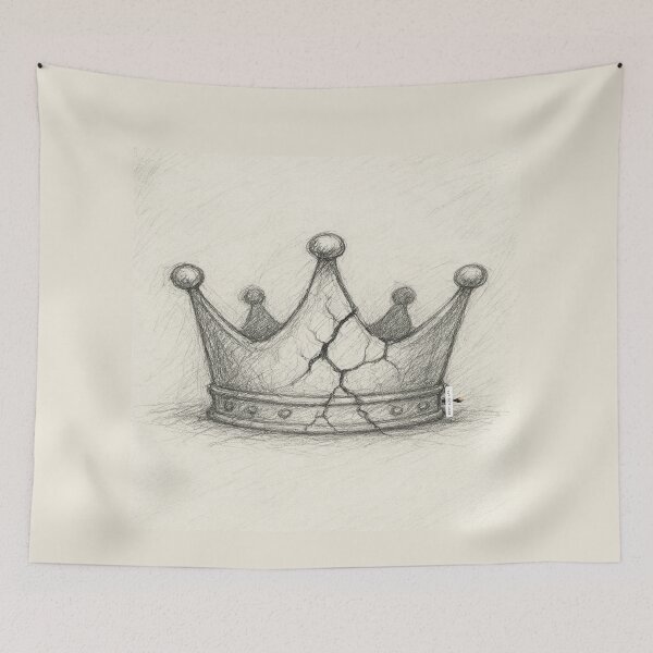 Item preview, Cracked Crown — I Wore It Until It Broke designed and sold by PawnShiftGoods.