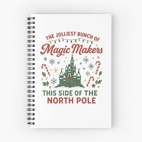 Item preview, The Jolliest Bunch of Magic Makers This Side of the North Pole | Holiday Disney-Inspired Christmas Shirt designed and sold by Zippitydodads.