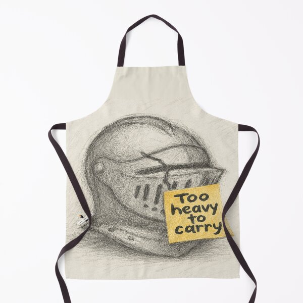 Item preview, Too Heavy to Carry — Cracked Knight designed and sold by PawnShiftGoods.