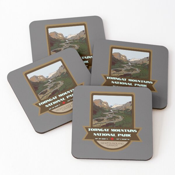 Item preview, Torngat National Park Vintage Retro Sticker – Canada National Park Badge Design designed and sold by RouseDesigns.