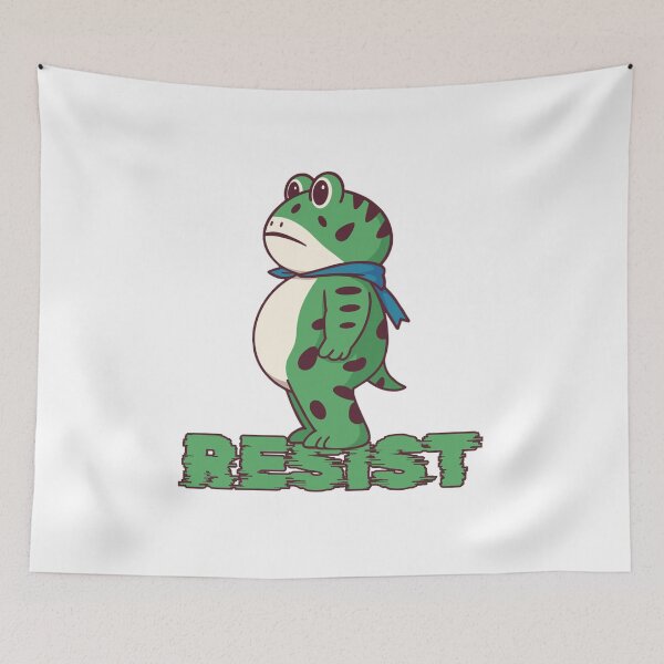 Item preview, Portland Resist Frog Protest T-shirt  designed and sold by ChopshopTEXT.