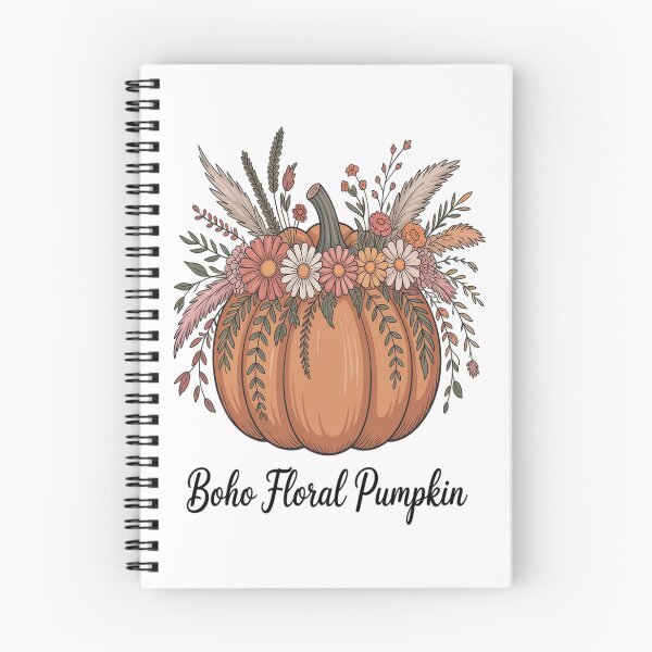 Item preview, boho floral pumpkin thanksgiving flower designed and sold by VladoZork.