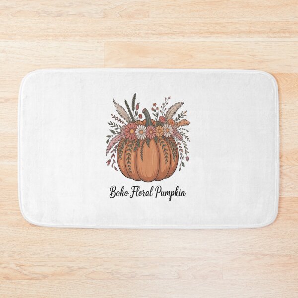 Item preview, boho floral pumpkin thanksgiving flower designed and sold by VladoZork.