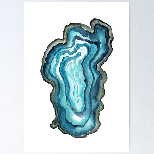 Item preview, Lake Tahoe Geode designed and sold by colormonger.