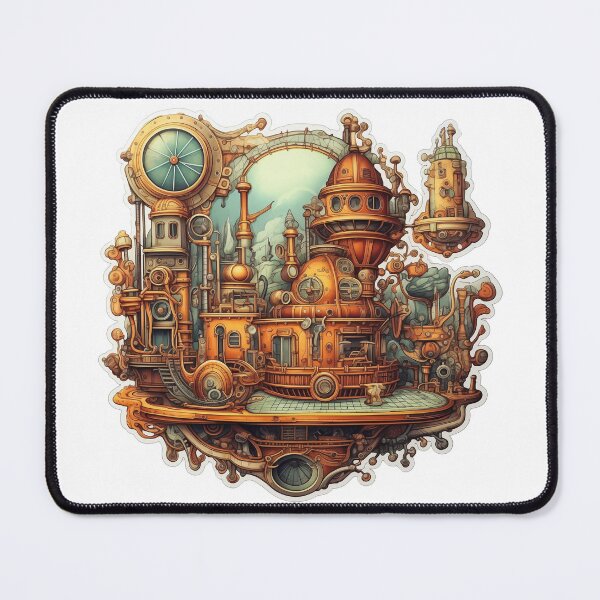 Item preview, Steampunk Airship Factory designed and sold by RBCreates.