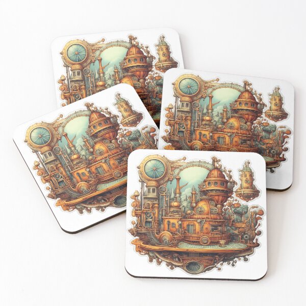 Item preview, Steampunk Airship Factory designed and sold by RBCreates.