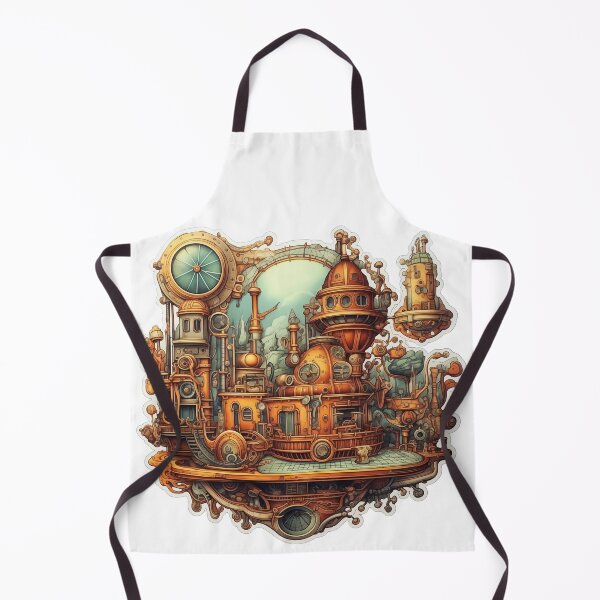 Item preview, Steampunk Airship Factory designed and sold by RBCreates.