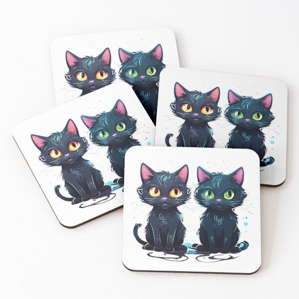 Item preview, Suspicious Black Cats designed and sold by GrifonJ.