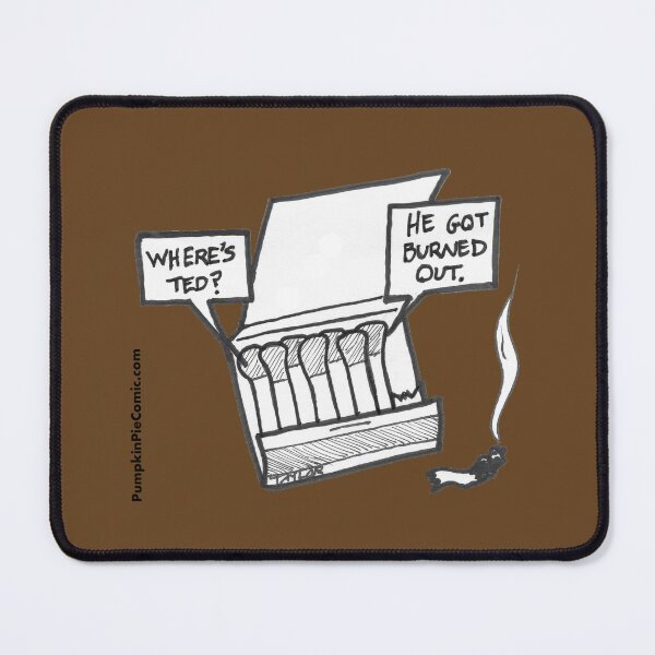 Item preview, Burned Out Matches designed and sold by PumpkinPieComic.