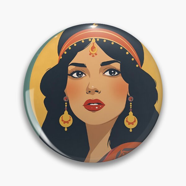 Item preview, Vintage Gipsy Woman designed and sold by Vintage City.