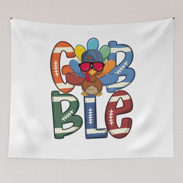 Item preview, Boys Gobble Turkey Turkey in Hat Ready to Boys Thanksgiving Holiday designed and sold by VladoZork.