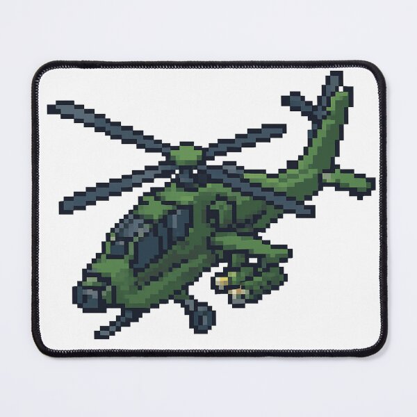 Item preview, Modern Attack Helicopter — High-Precision Pixel Art designed and sold by arteopolis.