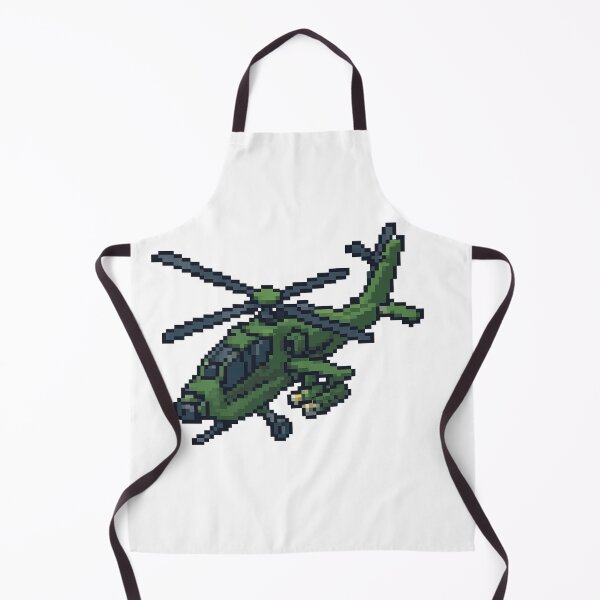 Item preview, Modern Attack Helicopter — High-Precision Pixel Art designed and sold by arteopolis.